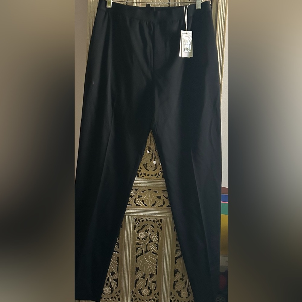 🛍🎉Helmut Lang Elastic Waist Trouser Pants Black Career Wedding Business